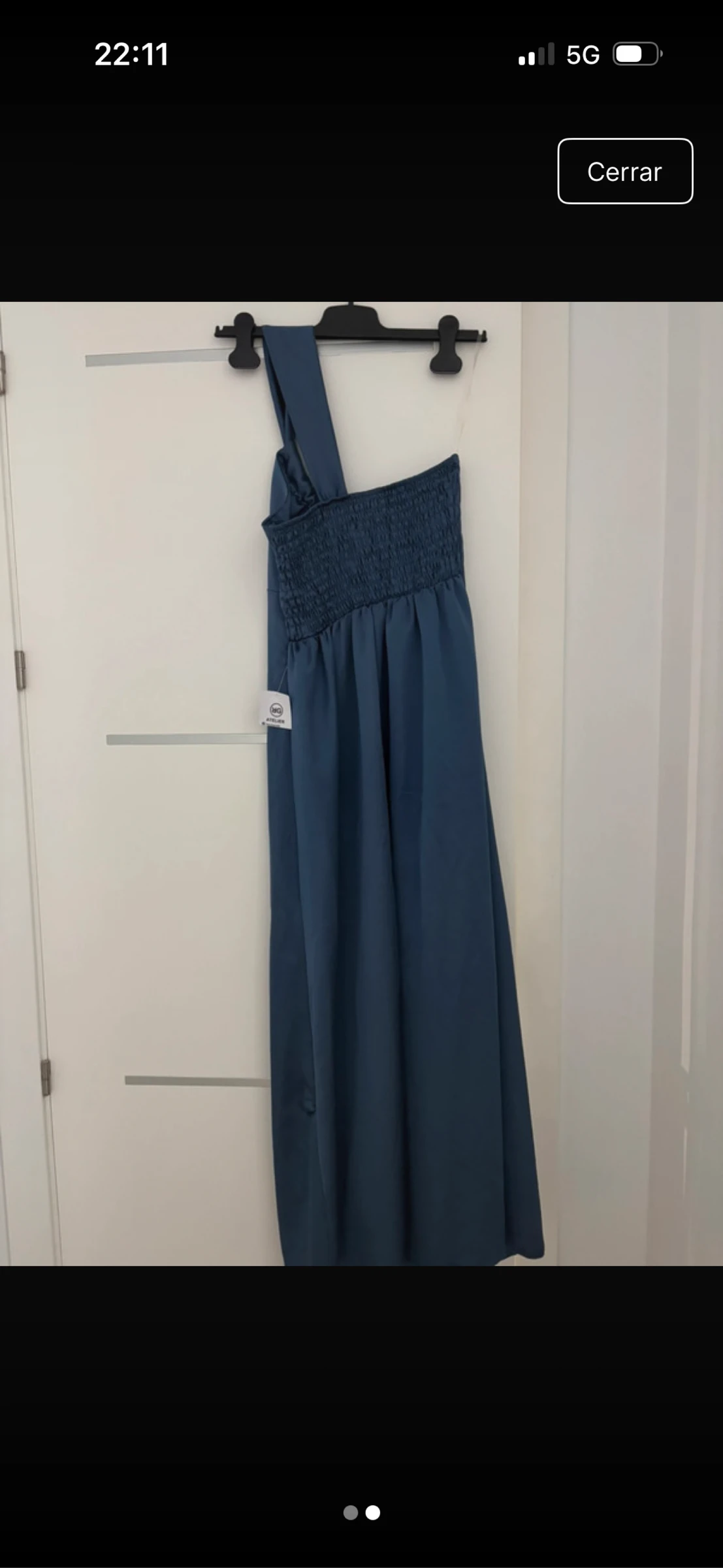 Asymmetrische lange jurk – photo 2